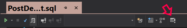 SQL Command mode icon