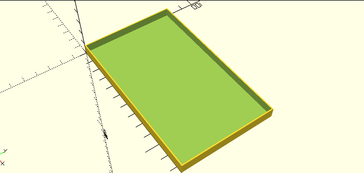 board game lid with openSCAD