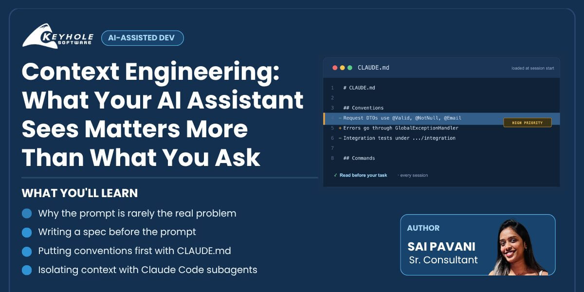 Featured image for “Context Engineering: What Your AI Assistant Sees Matters More Than What You Ask”