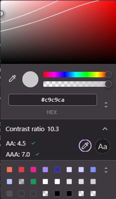 Finding Color Contrast Ratio for accessible web design using Chrome extension.