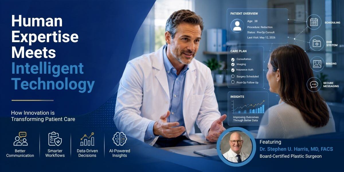 Featured image for “Human Expertise Meets Intelligent Technology: Dr. Stephen U. Harris on How Innovation is Transforming Patient Care”