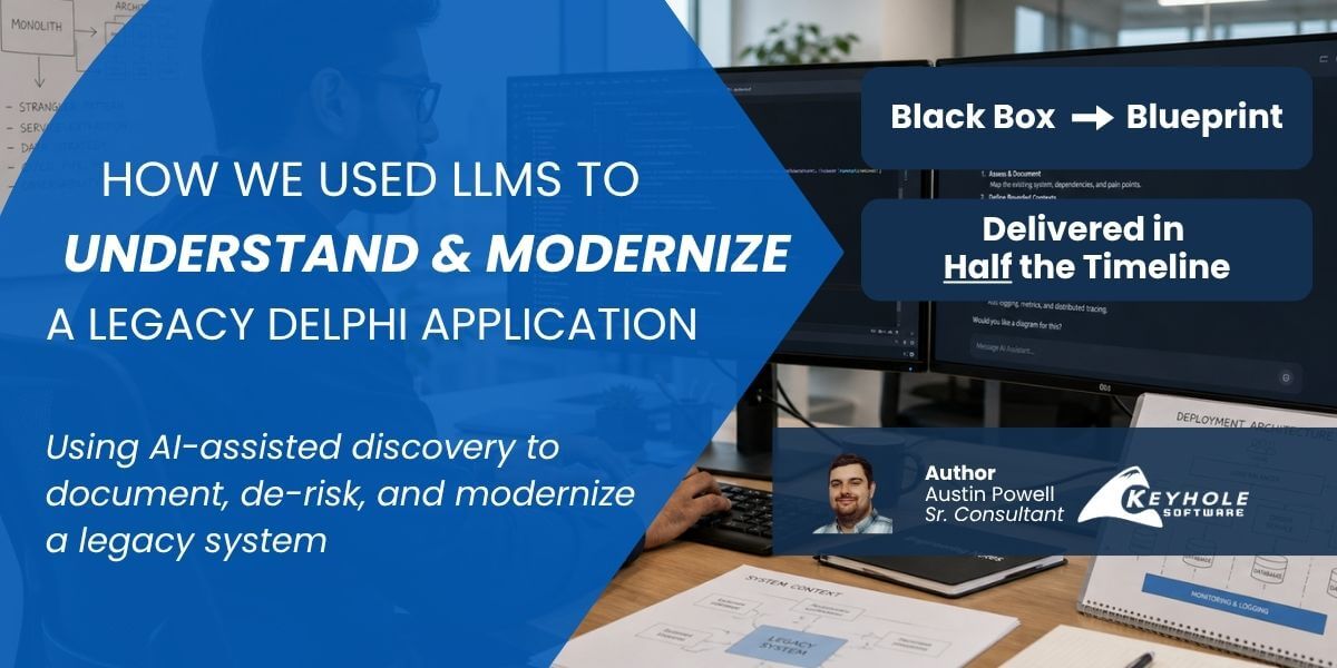 Featured image for “How We Used LLMs to Understand and Modernize a Legacy Delphi Application”