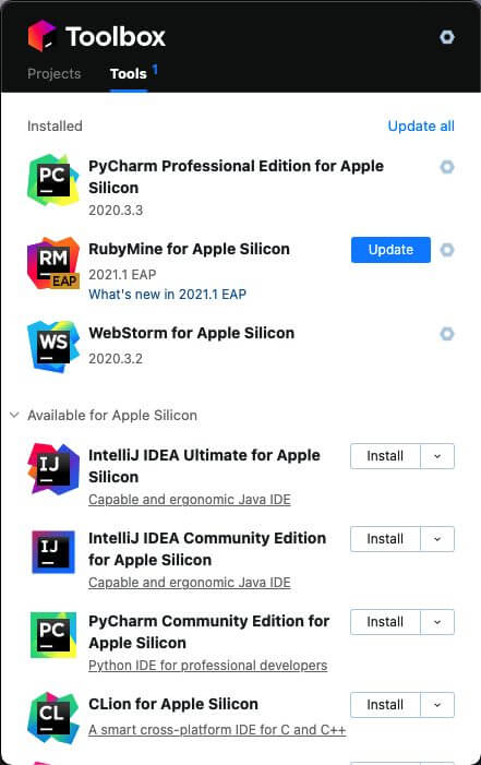 JetBrains ToolBox