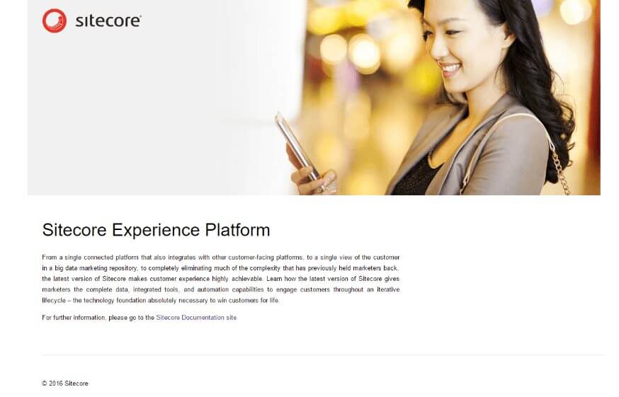 Sample Sitecore page