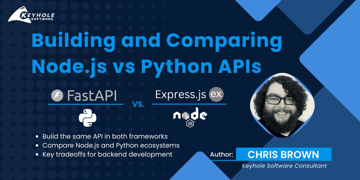 Featured image for โExpress vs FastAPI: Comparing Node.js and Python API Frameworksโ