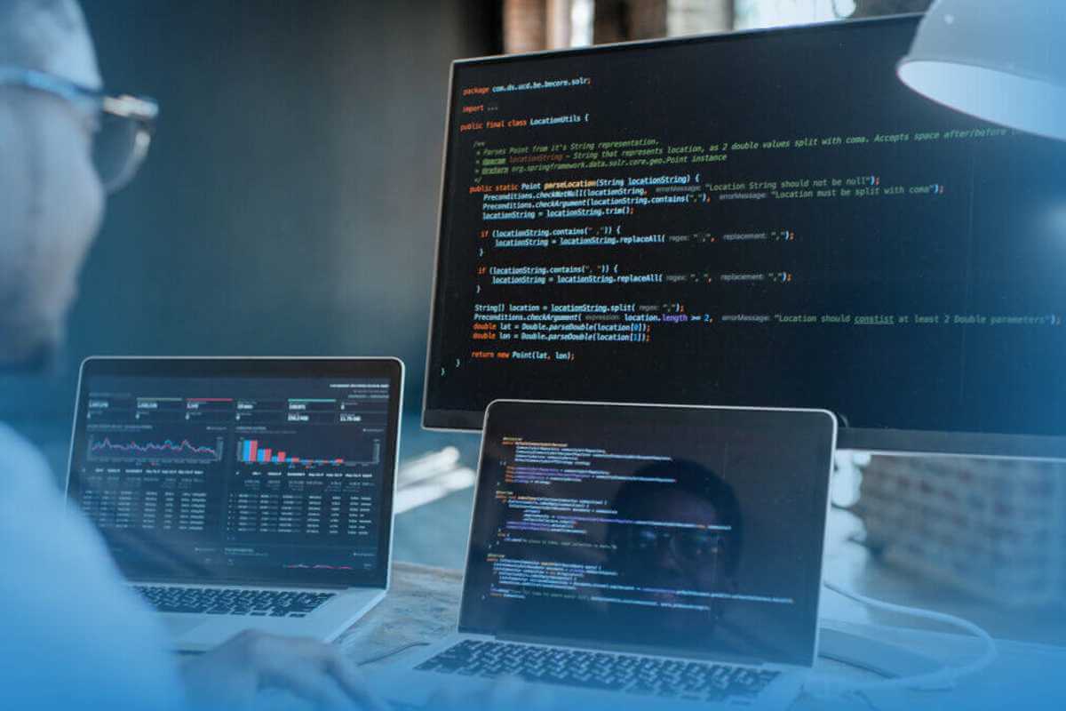 custom software development team at work in richmond