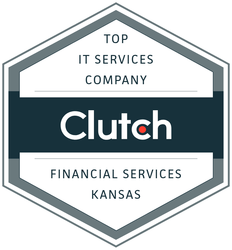 Award Seal for Top IT Services Company in Financial Services in Kansas 2025 by Clutch