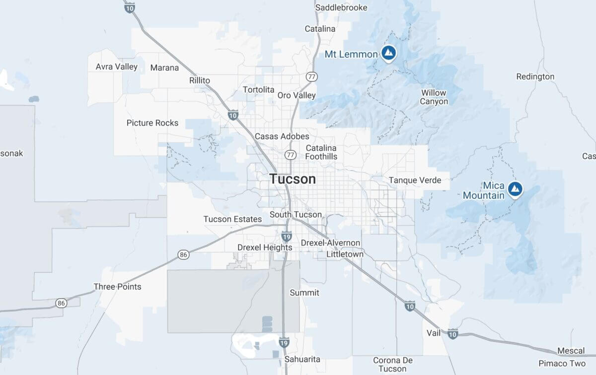 Tucson-AZ-Map